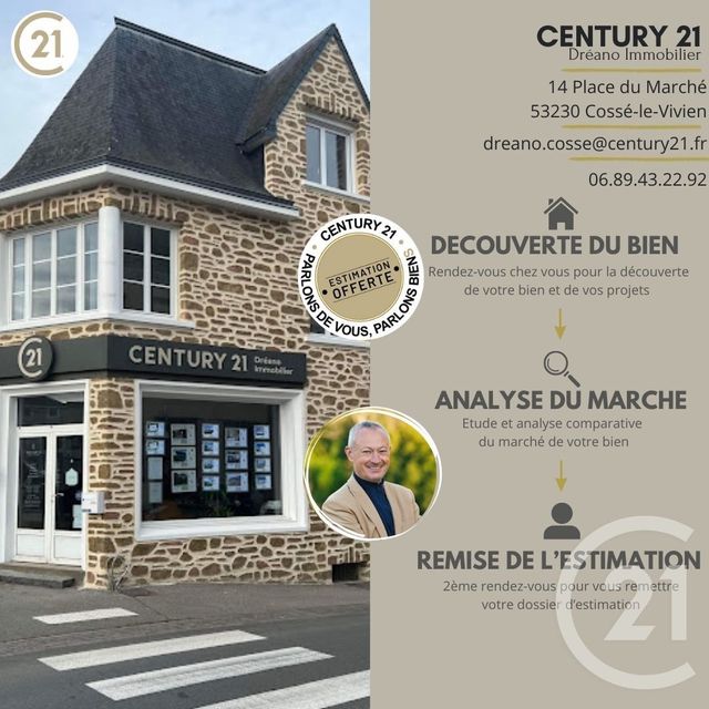 maison à vendre - 5 pièces - 90.57 m2 - LA GUERCHE DE BRETAGNE - 35 - BRETAGNE - Century 21 Dréano Immobilier