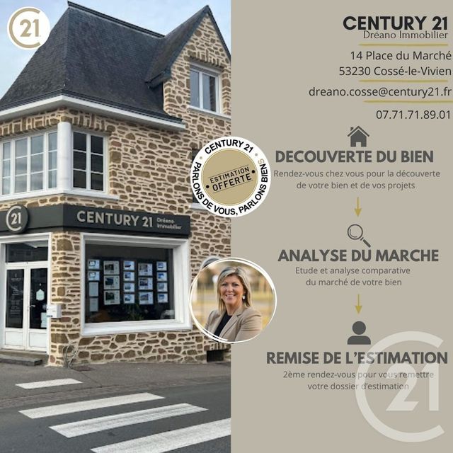 maison à vendre - 6 pièces - 144.0 m2 - LE PERTRE - 35 - BRETAGNE - Century 21 Dréano Immobilier