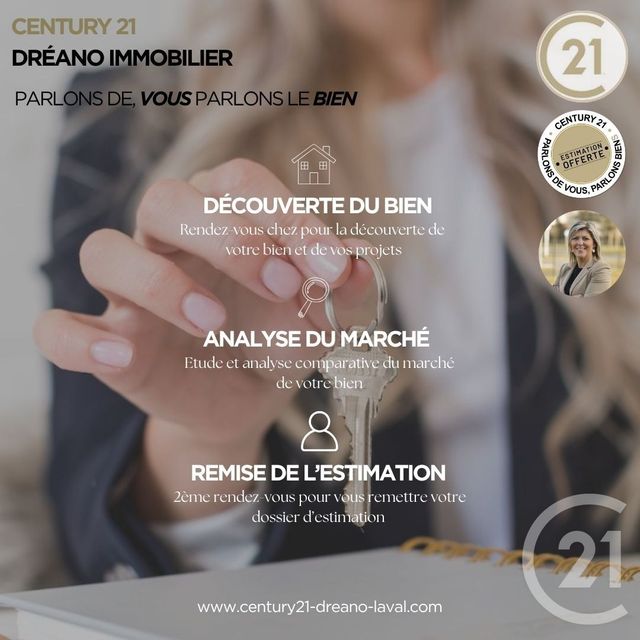 Afficher la photo en grand maison à vendre - 5 pièces - 91.5 m2 - ST POIX - 53 - PAYS-DE-LOIRE - Century 21 Dréano Immobilier