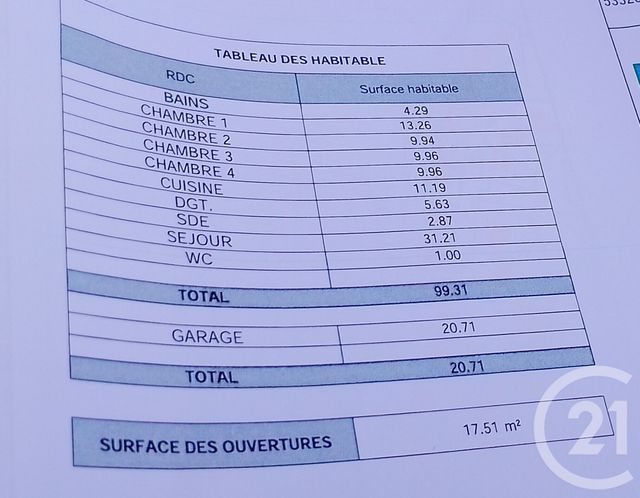 maison à vendre - 6 pièces - 101.0 m2 - NUILLE SUR VICOIN - 53 - PAYS-DE-LOIRE - Century 21 Dréano Immobilier
