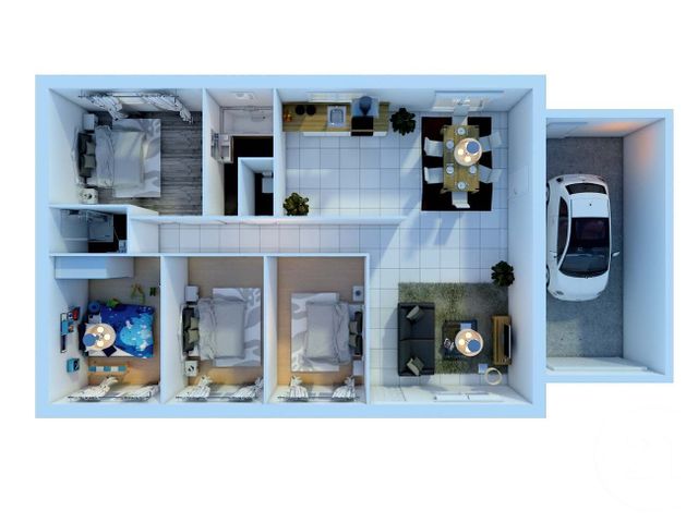 maison à vendre - 6 pièces - 101.0 m2 - NUILLE SUR VICOIN - 53 - PAYS-DE-LOIRE - Century 21 Dréano Immobilier